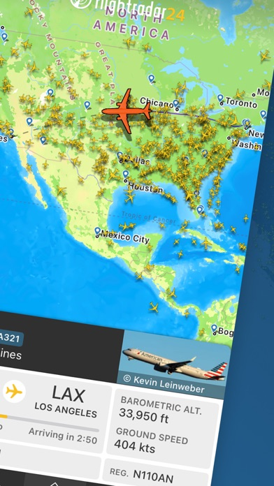 Second original official Flightradar24 promotional screenshot.